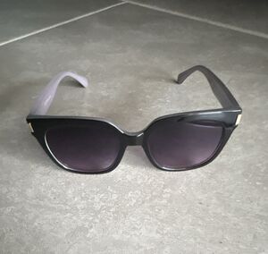 BCBGeneration BG3070CE Women's Cat Eye Sunglasses Black Frame Purple Gradient